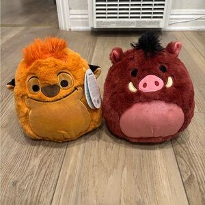 Disney Plush Timon and Pumbaa Toy Set. Lion King 30 years.